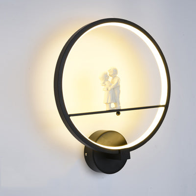 Wandlamp voor binnen (zwart/wit)